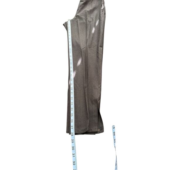 Brunello Cucinelli Gray Work Wool Blend Straight Leg Dress Trouser Pant Size 4 - Picture 12 of 13